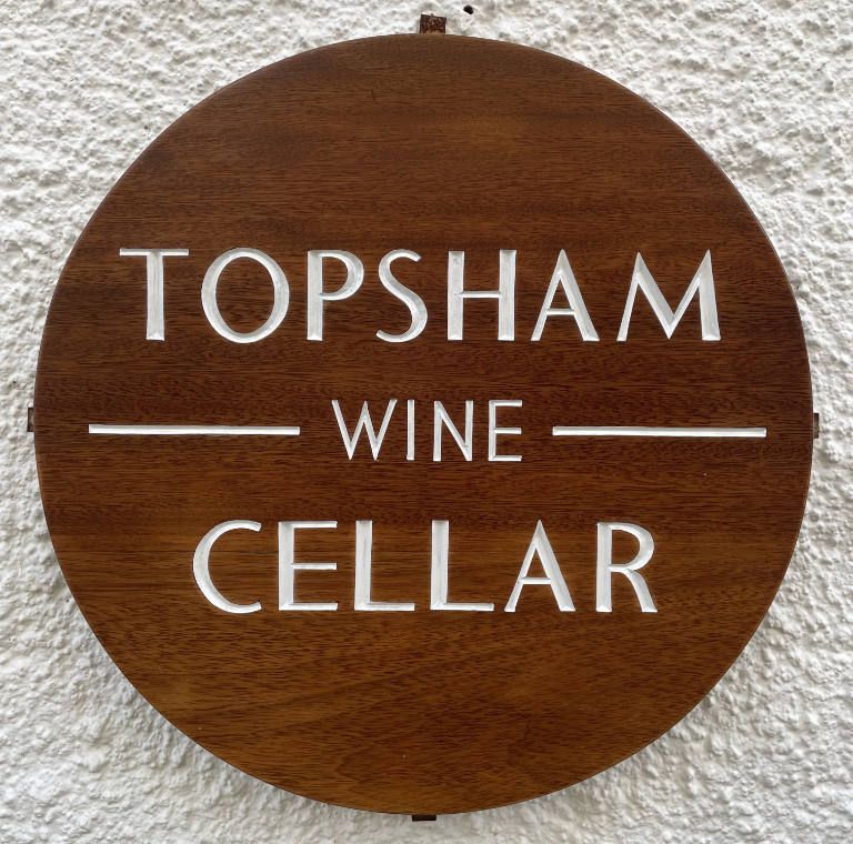 Topsham Wine Cellar Sign